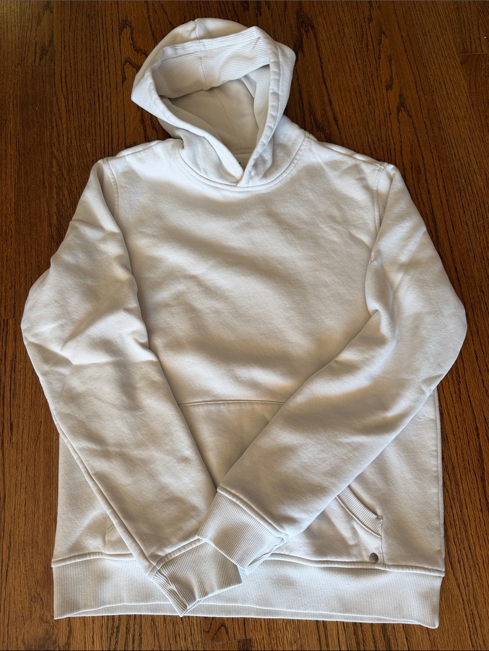 Vuori Men's Light Gray Hooded Pullover